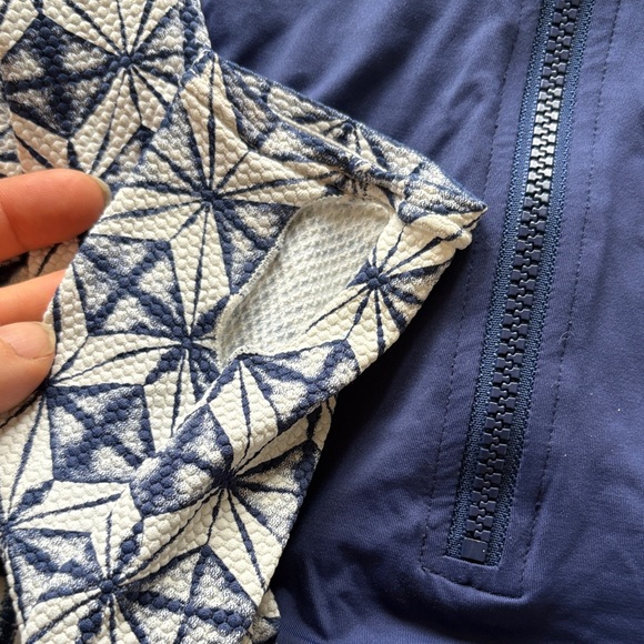 Roxy Navy Rash Guard / One piece Swimsuit - Picture 4 of 13